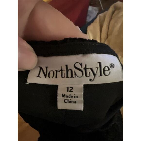 NorthStyle SZ 12 Polka Dot Velvet Dress Whimsigoth Witchy Fairy Grunge Party - Picture 11 of 11